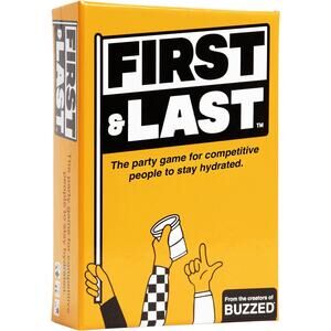 WHAT DO YOU MEME First & Last The Competitive Drinking Game for Adults by Buzzed